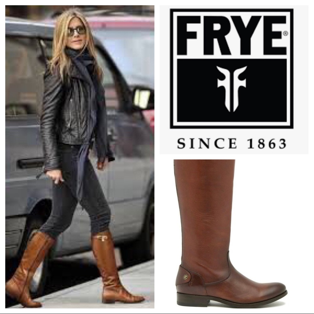 FRYE Melissa Stud Back Zip Knee High Boot